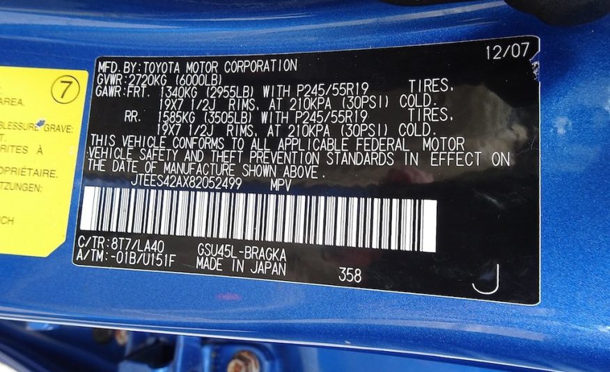 2008 Toyota Highlander Limited