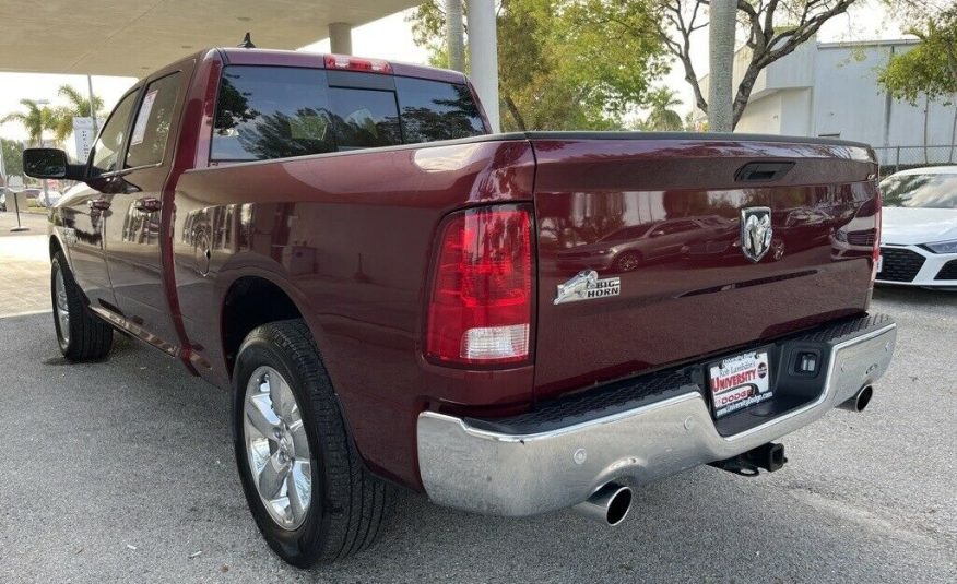 2019 Ram 1500 Classic Big Horn 61367 Miles Delmonico Red Pearlcoat 4D Crew Cab H