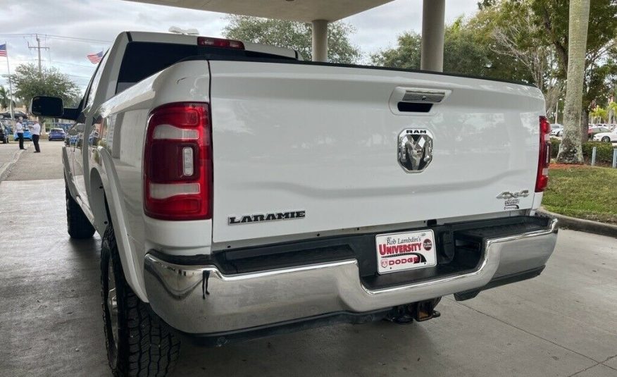 2021 Ram 2500 Laramie 5539 Miles Bright White Clearcoat 4D Crew Cab Cummins 6.7L