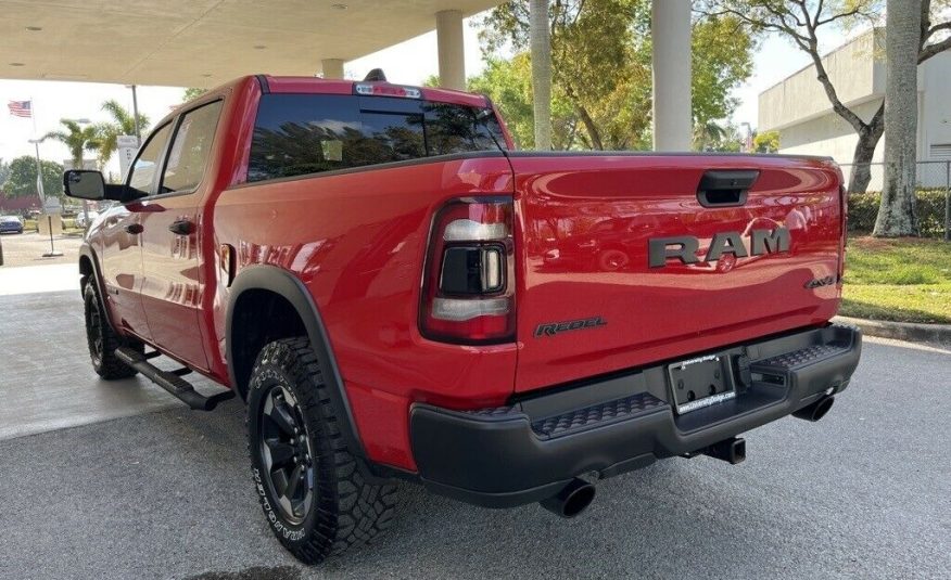 2021 Ram 1500 Rebel 9771 Miles Flame Red Clearcoat 4D Crew Cab HEMI 5.7L V8 Mult