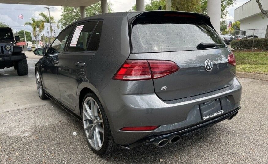 2018 Volkswagen Golf R DCC & Navigation 4Motion 27874 Miles Indium Gray Metallic