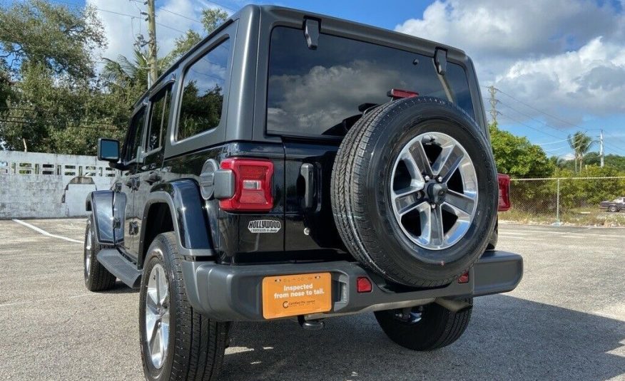 2018 Jeep Wrangler Unlimited Sahara 11445 Miles Black Clearcoat 4D Sport Utility