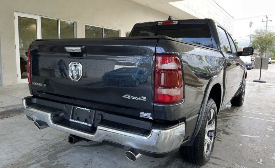 2021 Ram 1500 Laramie 5728 Miles Maximum Steel Metallic Clearcoat 4D Crew Cab HE