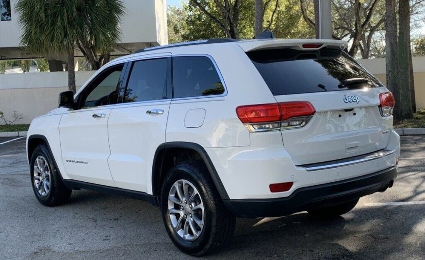 2016 Jeep Grand Cherokee Limited 26481 Miles Bright White Clearcoat 4D Sport Uti