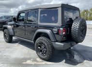 2022 Jeep Wrangler Unlimited Willys 24 Miles Black Clearcoat 4D Sport Utility 3.