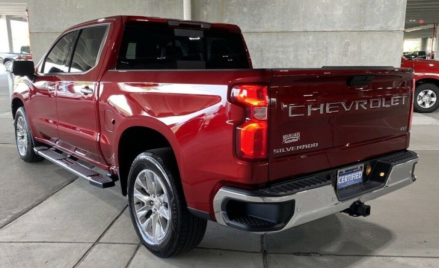 2022 Chevrolet Silverado 1500 LTD LTZ 939 Miles Cherry Red Tintcoat 4D Crew Cab