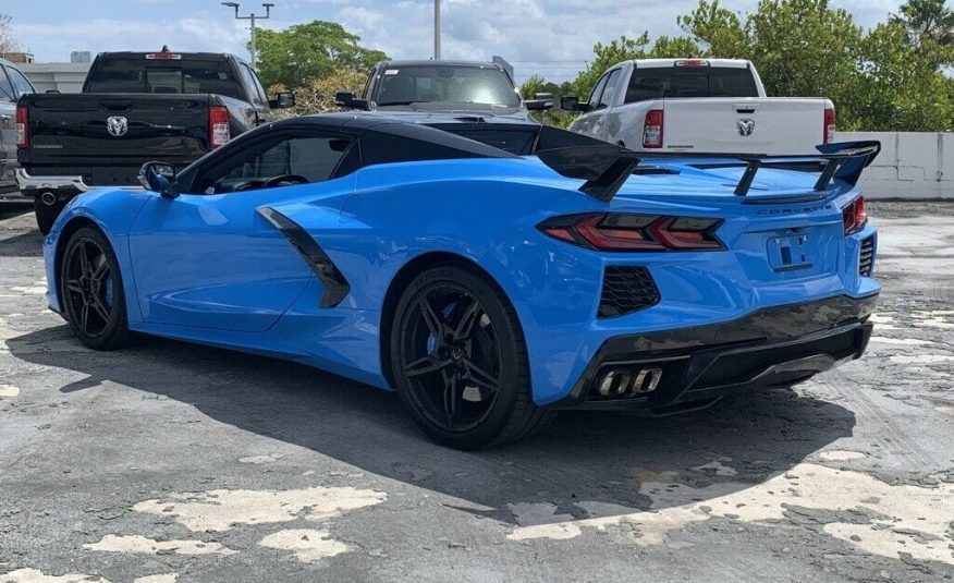 2021 Chevrolet Corvette Stingray 5635 Miles Rapid Blue 2D Convertible 6.2L V8 8-