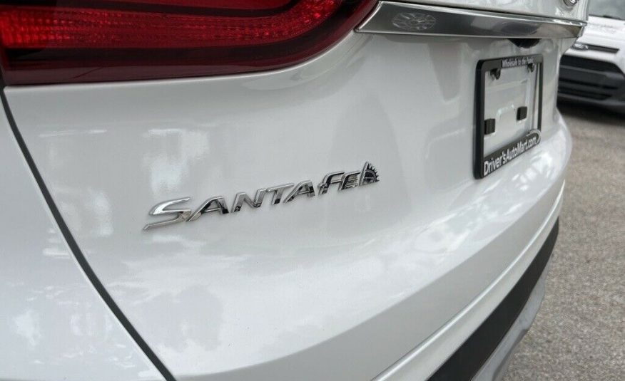2019 Hyundai Santa Fe SEL 2.4 26708 Miles Quartz White 4D Sport Utility 2.4L I4