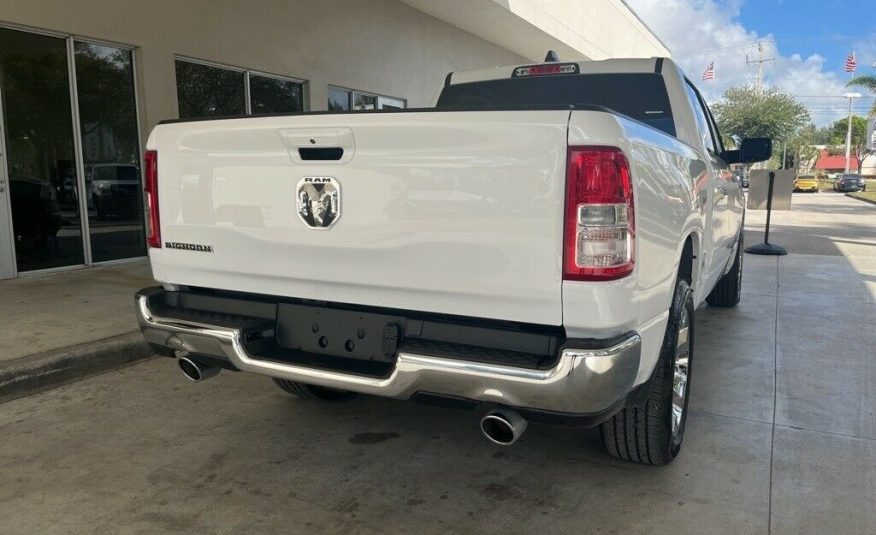 2021 Ram 1500 Big HornLone Star 855 Miles Bright White Clearcoat 4D Crew Cab HE