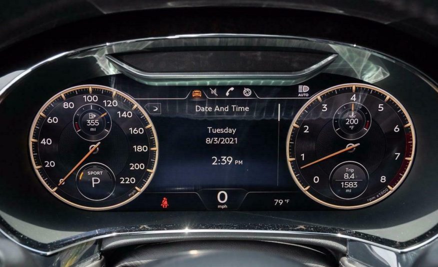 2020 Bentley Flying Spur W12  Item specifics Condition:	Used	Year:	2020 VIN (Vehicle Identification Number):	SCBBB6ZG4LC081919	Mileage:	1582 Vehicle Title:	Clean	Make:	Bentley Sub Model:	W12	Trim:	W12 Drive Type:	AWD	Engine:	Twin Turbo Premium Unleaded W-12 6.0 L/363 Fuel Type:	Gasoline	Style ID:	0 Body Type:	4dr Car	Options:	— Power Options:	Electric Power-Assist Speed-Sensing Steering	Exterior Color:	BELUGA Interior Color:	—	Transmission:	Automatic Warranty:	Unspecified	For Sale By:	Dealer Model:	Flying Spur    Vehicle Equipment Exterior Features Auto On/Off Projector Beam Led Low/High Beam Daytime Running Auto-Leveling Auto High-Beam Headlamps Body-Colored Door Handles Body-Colored Front Bumper w/Chrome Rub Strip/Fascia Accent and Black Bumper Insert Body-Colored Power Heated Auto Dimming Side Mirrors w/Power Folding and Turn Signal Indicator Body-Colored Rear Bumper w/Chrome Bumper Insert Chrome Bodyside Insert Chrome Grille Chrome Side Windows Trim Clearcoat Paint Door Auto-Latch Fixed Rear Window w/Defroster Galvanized Steel/Aluminum/Composite Panels Laminated Glass LED Brakelights Light Tinted Glass Power Open And Close Trunk Rear Cargo Access Rear Fog Lamps Spare Tire Mobility Kit Speed Sensitive Rain Detecting Variable Intermittent Wipers Wheels w/Locks Interior Features 2 12V DC Power Outlets 2 Seatback Storage Pockets Air Filtration Cargo Features -inc: Spare Tire Mobility Kit Cargo Space Lights Carpet Floor Trim and Carpet Trunk Lid/Rear Cargo Door Trim Compass Day-Night Auto-Dimming Rearview Mirror Delayed Accessory Power Digital/Analog Appearance Driver And Passenger Visor Vanity Mirrors w/Driver And Passenger Illumination and Rear Visor Mirror Driver Foot Rest Driver Seat Engine Immobilizer Fade-To-Off Interior Lighting Front And Rear Map Lights Front Cupholder Full Alcantara Simulated Suede Headliner Full Carpet Floor Covering Full Floor Console w/Covered Storage, Mini Overhead Console and 2 12V DC Power Outlets HVAC -inc: Underseat Ducts, Headliner/Pillar Ducts and Console Ducts Illuminated Locking Glove Box Interior Concealed Storage, Driver / Passenger And Rear Door Bins Leather Door Trim Insert Leather/Chrome Gear Shifter Material Outside Temp Gauge Perimeter Alarm Power Anti-Whiplash Adjustable Front Head Restraints and Power Anti-Whiplash Adjustable Rear Head Restraints Power Tilt/Telescoping Steering Column Rear Cupholder Redundant Digital Speedometer Remote Releases -Inc: Proximity Cargo Access and Power Fuel Smart Device Integration Systems Monitor Trunk/Hatch Auto-Latch Voice Activated Cell Phone Mechanical Features 23.8 Gal. Fuel Tank 3.31 Axle Ratio 4-Corner Auto-Leveling Suspension 4-Wheel Disc Brakes w/4-Wheel ABS, Front And Rear Vented Discs, Brake Assist, Hill Hold Control and Electric Parking Brake Automatic Full-Time All-Wheel Automatic w/Driver Control Height Adjustable Automatic w/Driver Control Ride Control Touring Adaptive Suspension Battery w/Run Down Protection Bentley Dynamic Ride Front And Rear Active Anti-Roll Bars Dual Stainless Steel Exhaust w/Polished Tailpipe Finisher Electric Power-Assist Speed-Sensing Steering Engine: 6.0L Twin Turbo-Charged W12 Safety Features Airbag Occupancy Sensor Back-Up Camera Curtain 1st And 2nd Row Airbags Dual Stage Driver And Passenger Front Airbags Front And Rear Parking Sensors Front Camera Left Side Camera Outboard Front Lap And Shoulder Safety Belts -inc: Rear Center 3 Point, Height Adjusters and Pretensioners Right Side Camera Side Impact Beams Tire Specific Low Tire Pressure Warning Entertainment Features 2 LCD Monitors In The Front and 1 LCD Row Monitor In The Rear 650w Regular Amplifier Audio Theft Deterrent Bluetooth Wireless Phone Connectivity Concealed Diversity Antenna Streaming Audio