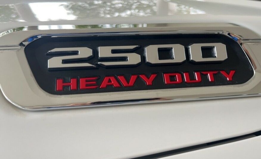 2021 Ram 2500 Laramie 5539 Miles Bright White Clearcoat 4D Crew Cab Cummins 6.7L