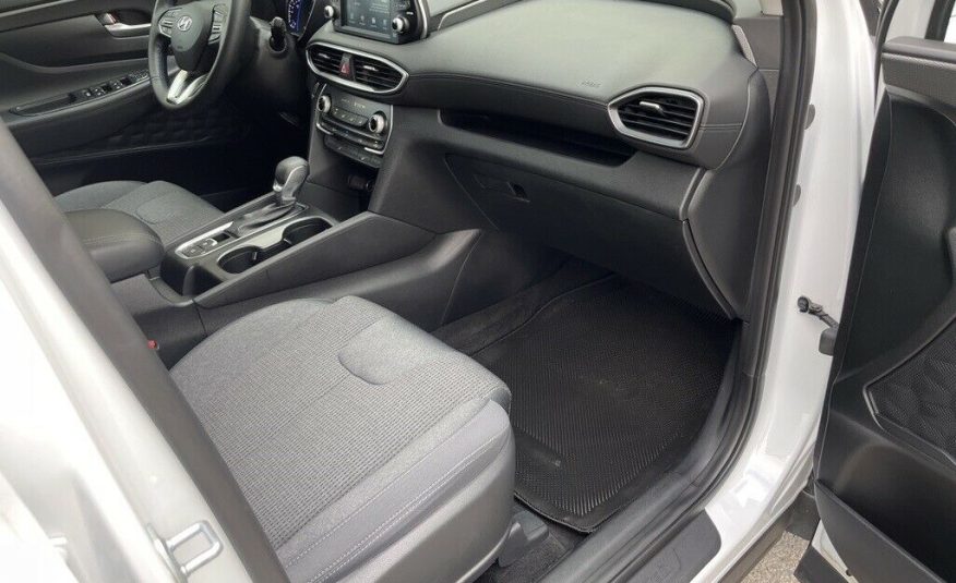 2019 Hyundai Santa Fe SEL 2.4 26708 Miles Quartz White 4D Sport Utility 2.4L I4