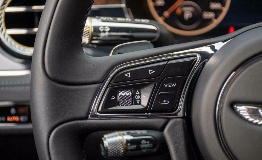 2020 Bentley Flying Spur W12  Item specifics Condition:	Used	Year:	2020 VIN (Vehicle Identification Number):	SCBBB6ZG4LC081919	Mileage:	1582 Vehicle Title:	Clean	Make:	Bentley Sub Model:	W12	Trim:	W12 Drive Type:	AWD	Engine:	Twin Turbo Premium Unleaded W-12 6.0 L/363 Fuel Type:	Gasoline	Style ID:	0 Body Type:	4dr Car	Options:	— Power Options:	Electric Power-Assist Speed-Sensing Steering	Exterior Color:	BELUGA Interior Color:	—	Transmission:	Automatic Warranty:	Unspecified	For Sale By:	Dealer Model:	Flying Spur    Vehicle Equipment Exterior Features Auto On/Off Projector Beam Led Low/High Beam Daytime Running Auto-Leveling Auto High-Beam Headlamps Body-Colored Door Handles Body-Colored Front Bumper w/Chrome Rub Strip/Fascia Accent and Black Bumper Insert Body-Colored Power Heated Auto Dimming Side Mirrors w/Power Folding and Turn Signal Indicator Body-Colored Rear Bumper w/Chrome Bumper Insert Chrome Bodyside Insert Chrome Grille Chrome Side Windows Trim Clearcoat Paint Door Auto-Latch Fixed Rear Window w/Defroster Galvanized Steel/Aluminum/Composite Panels Laminated Glass LED Brakelights Light Tinted Glass Power Open And Close Trunk Rear Cargo Access Rear Fog Lamps Spare Tire Mobility Kit Speed Sensitive Rain Detecting Variable Intermittent Wipers Wheels w/Locks Interior Features 2 12V DC Power Outlets 2 Seatback Storage Pockets Air Filtration Cargo Features -inc: Spare Tire Mobility Kit Cargo Space Lights Carpet Floor Trim and Carpet Trunk Lid/Rear Cargo Door Trim Compass Day-Night Auto-Dimming Rearview Mirror Delayed Accessory Power Digital/Analog Appearance Driver And Passenger Visor Vanity Mirrors w/Driver And Passenger Illumination and Rear Visor Mirror Driver Foot Rest Driver Seat Engine Immobilizer Fade-To-Off Interior Lighting Front And Rear Map Lights Front Cupholder Full Alcantara Simulated Suede Headliner Full Carpet Floor Covering Full Floor Console w/Covered Storage, Mini Overhead Console and 2 12V DC Power Outlets HVAC -inc: Underseat Ducts, Headliner/Pillar Ducts and Console Ducts Illuminated Locking Glove Box Interior Concealed Storage, Driver / Passenger And Rear Door Bins Leather Door Trim Insert Leather/Chrome Gear Shifter Material Outside Temp Gauge Perimeter Alarm Power Anti-Whiplash Adjustable Front Head Restraints and Power Anti-Whiplash Adjustable Rear Head Restraints Power Tilt/Telescoping Steering Column Rear Cupholder Redundant Digital Speedometer Remote Releases -Inc: Proximity Cargo Access and Power Fuel Smart Device Integration Systems Monitor Trunk/Hatch Auto-Latch Voice Activated Cell Phone Mechanical Features 23.8 Gal. Fuel Tank 3.31 Axle Ratio 4-Corner Auto-Leveling Suspension 4-Wheel Disc Brakes w/4-Wheel ABS, Front And Rear Vented Discs, Brake Assist, Hill Hold Control and Electric Parking Brake Automatic Full-Time All-Wheel Automatic w/Driver Control Height Adjustable Automatic w/Driver Control Ride Control Touring Adaptive Suspension Battery w/Run Down Protection Bentley Dynamic Ride Front And Rear Active Anti-Roll Bars Dual Stainless Steel Exhaust w/Polished Tailpipe Finisher Electric Power-Assist Speed-Sensing Steering Engine: 6.0L Twin Turbo-Charged W12 Safety Features Airbag Occupancy Sensor Back-Up Camera Curtain 1st And 2nd Row Airbags Dual Stage Driver And Passenger Front Airbags Front And Rear Parking Sensors Front Camera Left Side Camera Outboard Front Lap And Shoulder Safety Belts -inc: Rear Center 3 Point, Height Adjusters and Pretensioners Right Side Camera Side Impact Beams Tire Specific Low Tire Pressure Warning Entertainment Features 2 LCD Monitors In The Front and 1 LCD Row Monitor In The Rear 650w Regular Amplifier Audio Theft Deterrent Bluetooth Wireless Phone Connectivity Concealed Diversity Antenna Streaming Audio