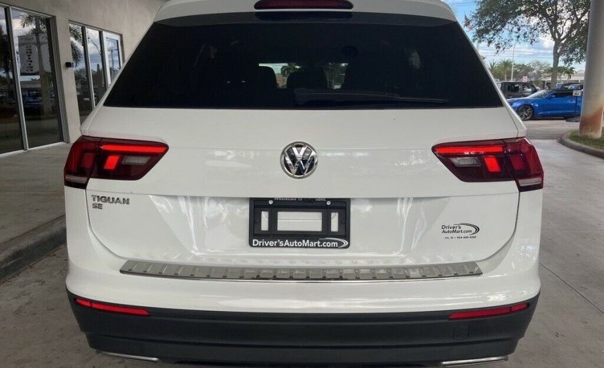 2019 Volkswagen Tiguan 2.0T SE 83586 Miles Pure White 4D Sport Utility 2.0L TSI