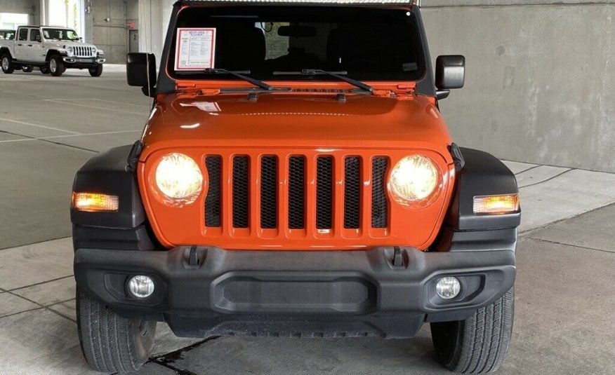 2019 Jeep Wrangler Unlimited Sport 21594 Miles Punkn Metallic Clearcoat 4D Sport