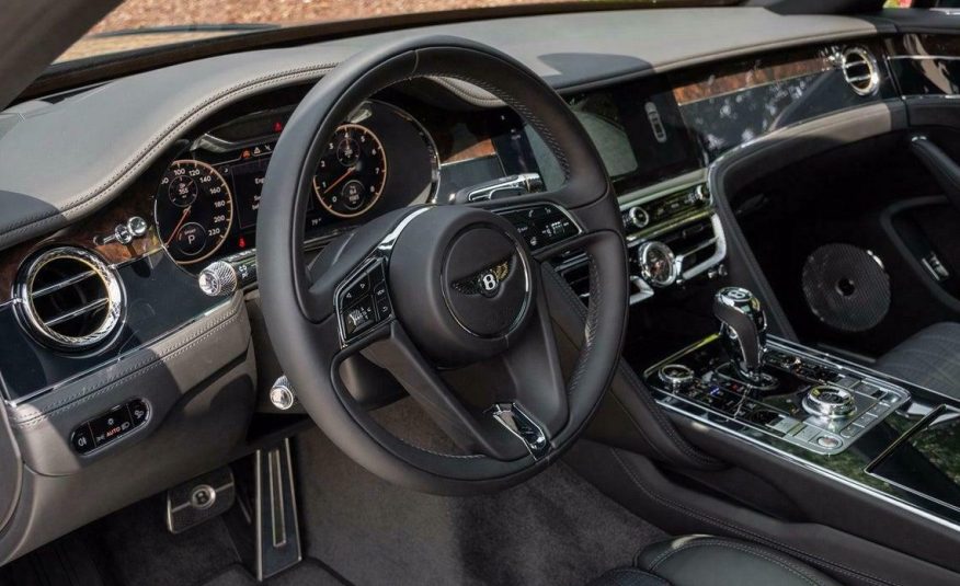 2020 Bentley Flying Spur W12  Item specifics Condition:	Used	Year:	2020 VIN (Vehicle Identification Number):	SCBBB6ZG4LC081919	Mileage:	1582 Vehicle Title:	Clean	Make:	Bentley Sub Model:	W12	Trim:	W12 Drive Type:	AWD	Engine:	Twin Turbo Premium Unleaded W-12 6.0 L/363 Fuel Type:	Gasoline	Style ID:	0 Body Type:	4dr Car	Options:	— Power Options:	Electric Power-Assist Speed-Sensing Steering	Exterior Color:	BELUGA Interior Color:	—	Transmission:	Automatic Warranty:	Unspecified	For Sale By:	Dealer Model:	Flying Spur    Vehicle Equipment Exterior Features Auto On/Off Projector Beam Led Low/High Beam Daytime Running Auto-Leveling Auto High-Beam Headlamps Body-Colored Door Handles Body-Colored Front Bumper w/Chrome Rub Strip/Fascia Accent and Black Bumper Insert Body-Colored Power Heated Auto Dimming Side Mirrors w/Power Folding and Turn Signal Indicator Body-Colored Rear Bumper w/Chrome Bumper Insert Chrome Bodyside Insert Chrome Grille Chrome Side Windows Trim Clearcoat Paint Door Auto-Latch Fixed Rear Window w/Defroster Galvanized Steel/Aluminum/Composite Panels Laminated Glass LED Brakelights Light Tinted Glass Power Open And Close Trunk Rear Cargo Access Rear Fog Lamps Spare Tire Mobility Kit Speed Sensitive Rain Detecting Variable Intermittent Wipers Wheels w/Locks Interior Features 2 12V DC Power Outlets 2 Seatback Storage Pockets Air Filtration Cargo Features -inc: Spare Tire Mobility Kit Cargo Space Lights Carpet Floor Trim and Carpet Trunk Lid/Rear Cargo Door Trim Compass Day-Night Auto-Dimming Rearview Mirror Delayed Accessory Power Digital/Analog Appearance Driver And Passenger Visor Vanity Mirrors w/Driver And Passenger Illumination and Rear Visor Mirror Driver Foot Rest Driver Seat Engine Immobilizer Fade-To-Off Interior Lighting Front And Rear Map Lights Front Cupholder Full Alcantara Simulated Suede Headliner Full Carpet Floor Covering Full Floor Console w/Covered Storage, Mini Overhead Console and 2 12V DC Power Outlets HVAC -inc: Underseat Ducts, Headliner/Pillar Ducts and Console Ducts Illuminated Locking Glove Box Interior Concealed Storage, Driver / Passenger And Rear Door Bins Leather Door Trim Insert Leather/Chrome Gear Shifter Material Outside Temp Gauge Perimeter Alarm Power Anti-Whiplash Adjustable Front Head Restraints and Power Anti-Whiplash Adjustable Rear Head Restraints Power Tilt/Telescoping Steering Column Rear Cupholder Redundant Digital Speedometer Remote Releases -Inc: Proximity Cargo Access and Power Fuel Smart Device Integration Systems Monitor Trunk/Hatch Auto-Latch Voice Activated Cell Phone Mechanical Features 23.8 Gal. Fuel Tank 3.31 Axle Ratio 4-Corner Auto-Leveling Suspension 4-Wheel Disc Brakes w/4-Wheel ABS, Front And Rear Vented Discs, Brake Assist, Hill Hold Control and Electric Parking Brake Automatic Full-Time All-Wheel Automatic w/Driver Control Height Adjustable Automatic w/Driver Control Ride Control Touring Adaptive Suspension Battery w/Run Down Protection Bentley Dynamic Ride Front And Rear Active Anti-Roll Bars Dual Stainless Steel Exhaust w/Polished Tailpipe Finisher Electric Power-Assist Speed-Sensing Steering Engine: 6.0L Twin Turbo-Charged W12 Safety Features Airbag Occupancy Sensor Back-Up Camera Curtain 1st And 2nd Row Airbags Dual Stage Driver And Passenger Front Airbags Front And Rear Parking Sensors Front Camera Left Side Camera Outboard Front Lap And Shoulder Safety Belts -inc: Rear Center 3 Point, Height Adjusters and Pretensioners Right Side Camera Side Impact Beams Tire Specific Low Tire Pressure Warning Entertainment Features 2 LCD Monitors In The Front and 1 LCD Row Monitor In The Rear 650w Regular Amplifier Audio Theft Deterrent Bluetooth Wireless Phone Connectivity Concealed Diversity Antenna Streaming Audio