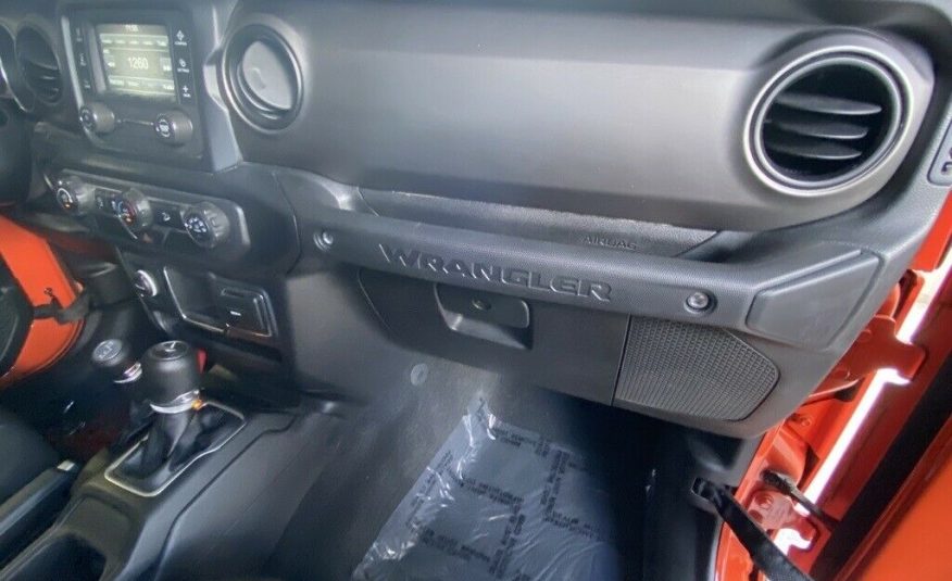 2019 Jeep Wrangler Unlimited Sport 21594 Miles Punkn Metallic Clearcoat 4D Sport