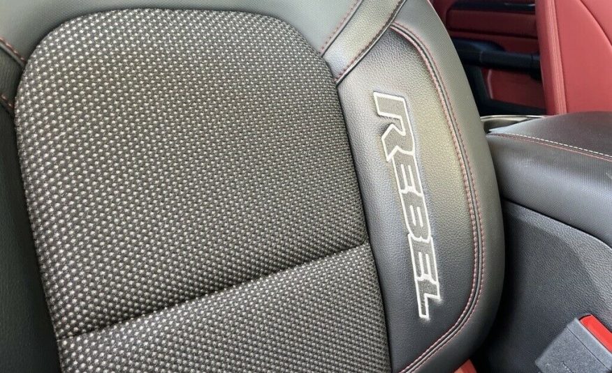 2021 Ram 1500 Rebel 9771 Miles Flame Red Clearcoat 4D Crew Cab HEMI 5.7L V8 Mult