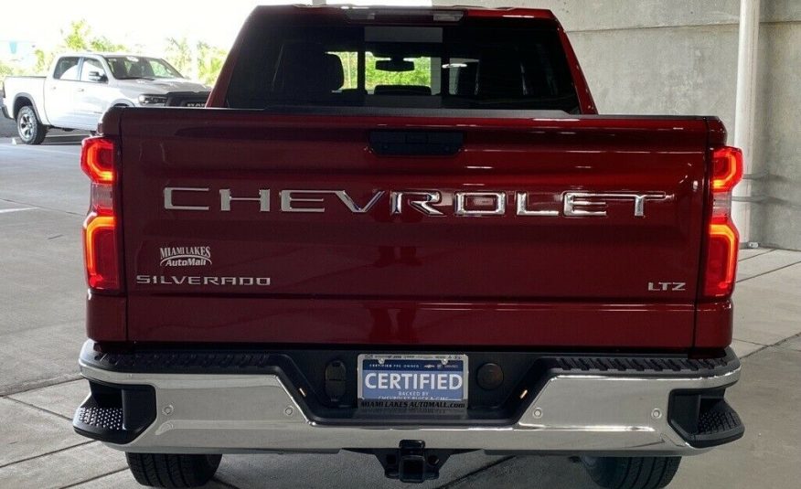 2022 Chevrolet Silverado 1500 LTD LTZ 939 Miles Cherry Red Tintcoat 4D Crew Cab
