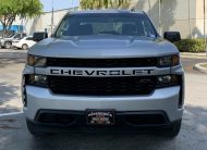 2020 Chevrolet Silverado 1500 Custom 49608 Miles Silver Ice Metallic 4D Crew Cab