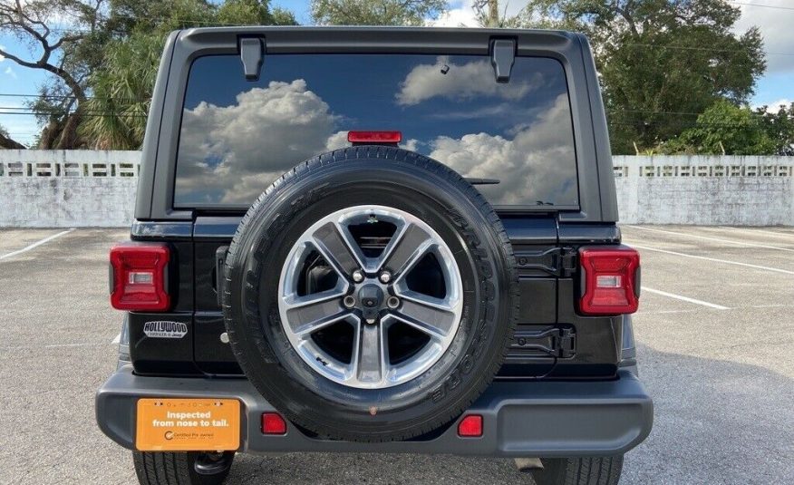 2018 Jeep Wrangler Unlimited Sahara 11445 Miles Black Clearcoat 4D Sport Utility