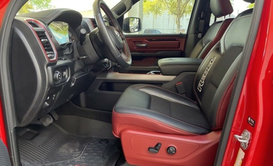 2021 Ram 1500 Rebel 9771 Miles Flame Red Clearcoat 4D Crew Cab HEMI 5.7L V8 Mult