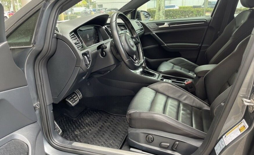 2018 Volkswagen Golf R DCC & Navigation 4Motion 27874 Miles Indium Gray Metallic