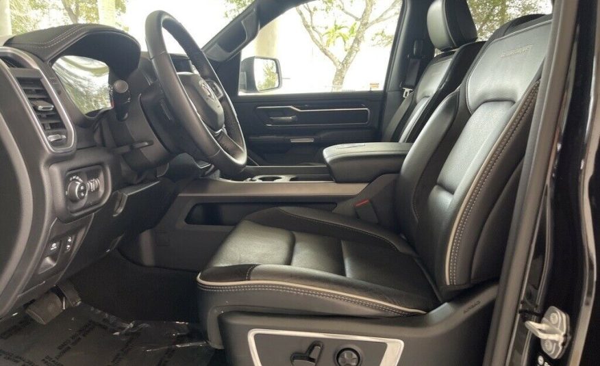 2021 Ram 1500 Laramie 16448 Miles Diamond Black Crystal Pearlcoat 4D Crew Cab HE