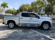 2020 Chevrolet Silverado 1500 Custom 49608 Miles Silver Ice Metallic 4D Crew Cab