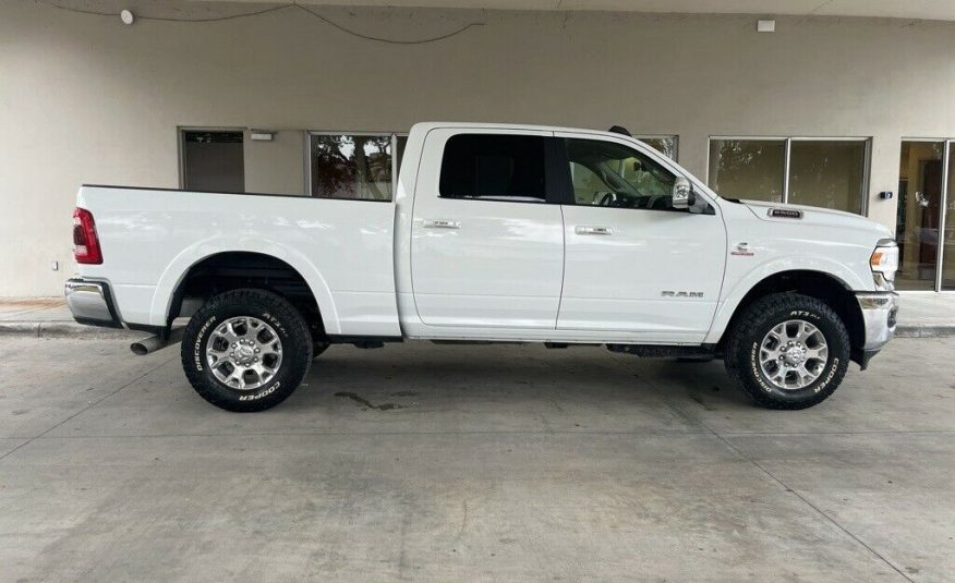 2021 Ram 2500 Laramie 5539 Miles Bright White Clearcoat 4D Crew Cab Cummins 6.7L