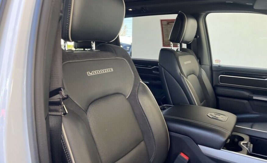 2021 Ram 1500 Laramie 17699 Miles Bright White Clearcoat 4D Crew Cab HEMI 5.7L V