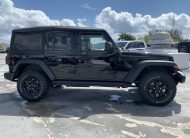 2022 Jeep Wrangler Unlimited Willys 24 Miles Black Clearcoat 4D Sport Utility 3.