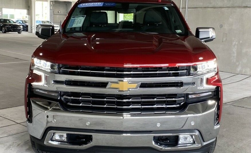 2022 Chevrolet Silverado 1500 LTD LTZ 939 Miles Cherry Red Tintcoat 4D Crew Cab