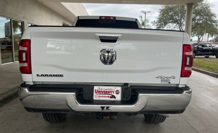 2021 Ram 2500 Laramie 5539 Miles Bright White Clearcoat 4D Crew Cab Cummins 6.7L