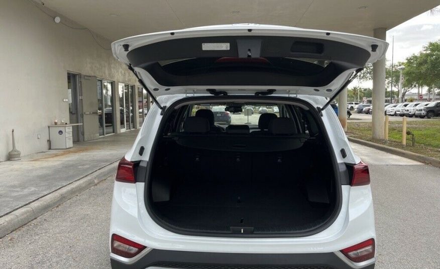 2019 Hyundai Santa Fe SEL 2.4 26708 Miles Quartz White 4D Sport Utility 2.4L I4