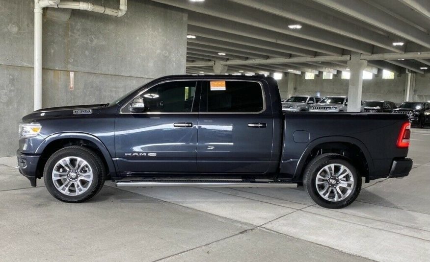 2021 Ram 1500 Laramie Longhorn 9648 Miles Maximum Steel Metallic Clearcoat 4D Cr