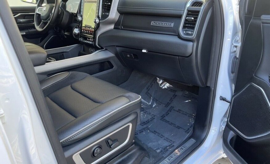 2021 Ram 1500 Laramie 17699 Miles Bright White Clearcoat 4D Crew Cab HEMI 5.7L V