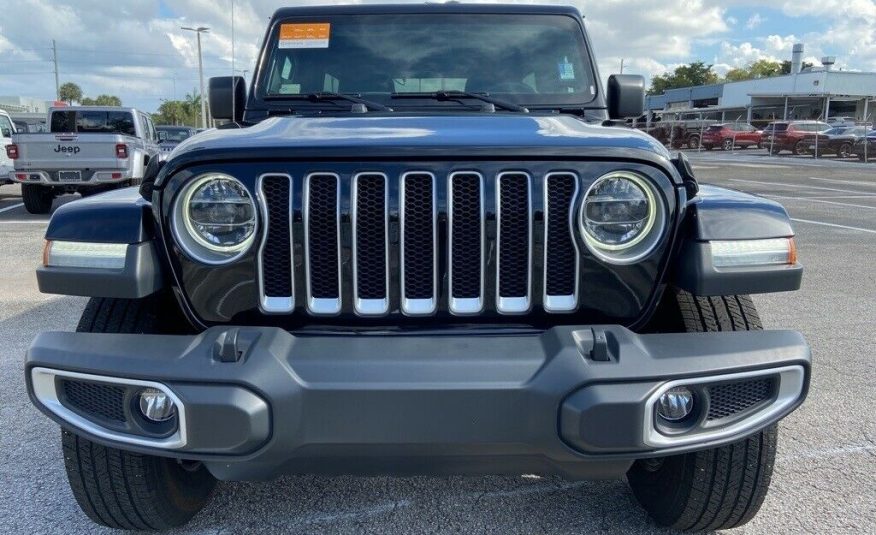 2018 Jeep Wrangler Unlimited Sahara 11445 Miles Black Clearcoat 4D Sport Utility