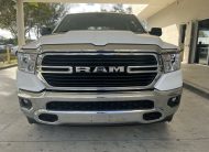 2021 Ram 1500 Big HornLone Star 855 Miles Bright White Clearcoat 4D Crew Cab HE