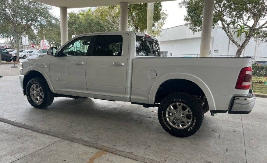 2021 Ram 2500 Laramie 5539 Miles Bright White Clearcoat 4D Crew Cab Cummins 6.7L