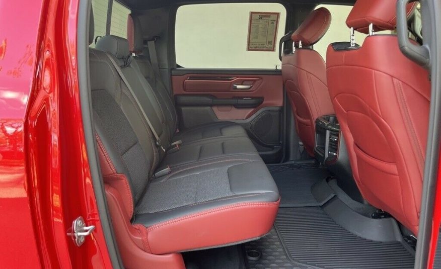2021 Ram 1500 Rebel 9771 Miles Flame Red Clearcoat 4D Crew Cab HEMI 5.7L V8 Mult