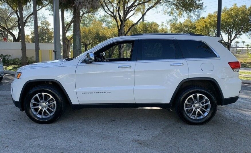2016 Jeep Grand Cherokee Limited 26481 Miles Bright White Clearcoat 4D Sport Uti