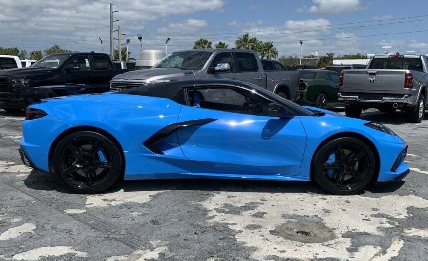 2021 Chevrolet Corvette Stingray 5635 Miles Rapid Blue 2D Convertible 6.2L V8 8-