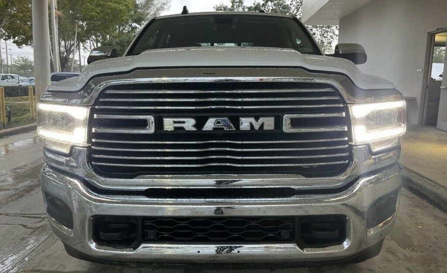 2021 Ram 2500 Laramie 6129 Miles Bright White Clearcoat 4D Crew Cab Cummins 6.7L