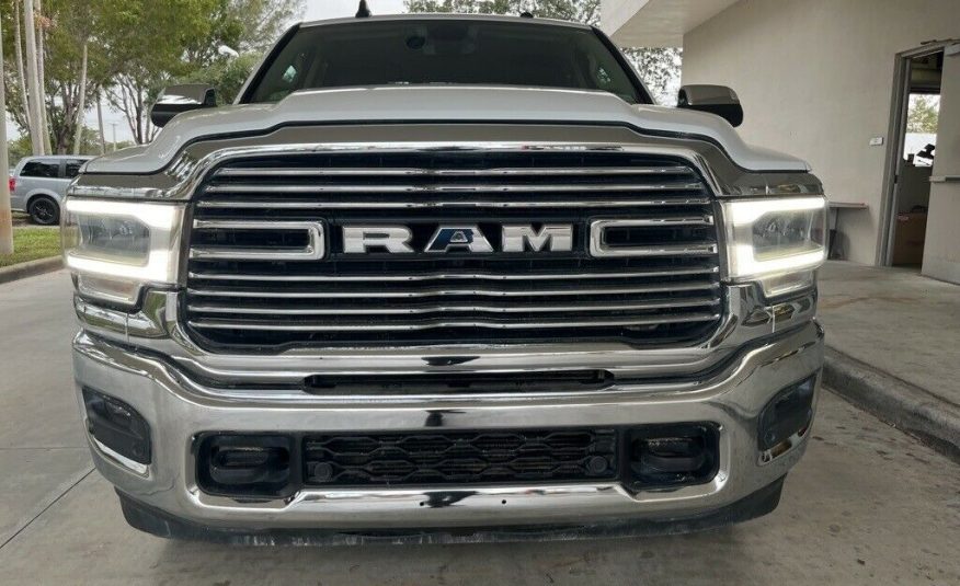 2021 Ram 2500 Laramie 5539 Miles Bright White Clearcoat 4D Crew Cab Cummins 6.7L