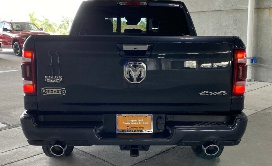 2021 Ram 1500 Laramie Longhorn 9648 Miles Maximum Steel Metallic Clearcoat 4D Cr