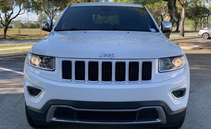 2016 Jeep Grand Cherokee Limited 26481 Miles Bright White Clearcoat 4D Sport Uti