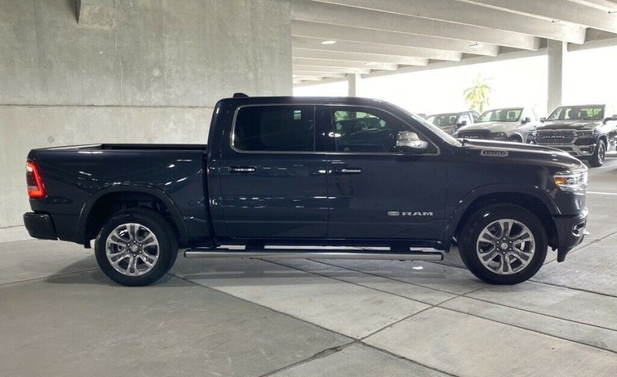 2021 Ram 1500 Laramie Longhorn 9648 Miles Maximum Steel Metallic Clearcoat 4D Cr