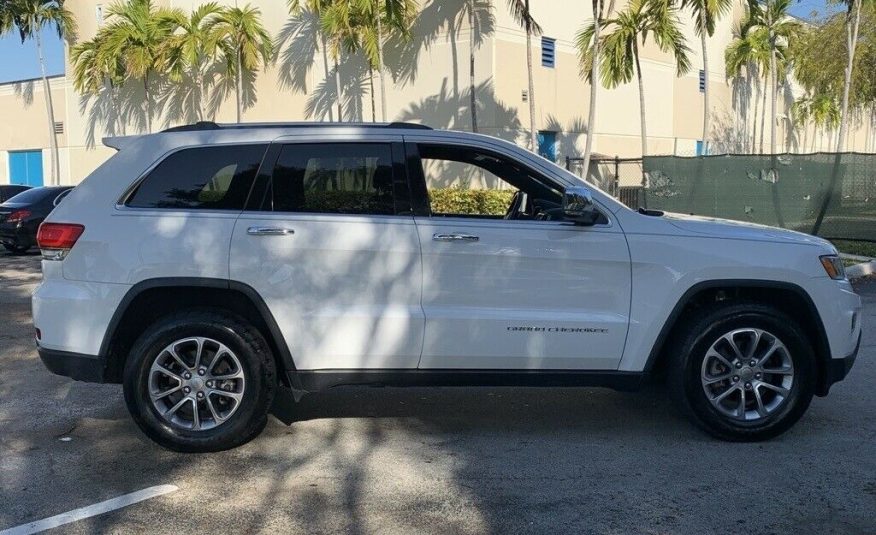 2016 Jeep Grand Cherokee Limited 26481 Miles Bright White Clearcoat 4D Sport Uti