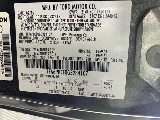 2016 Ford Mustang GT